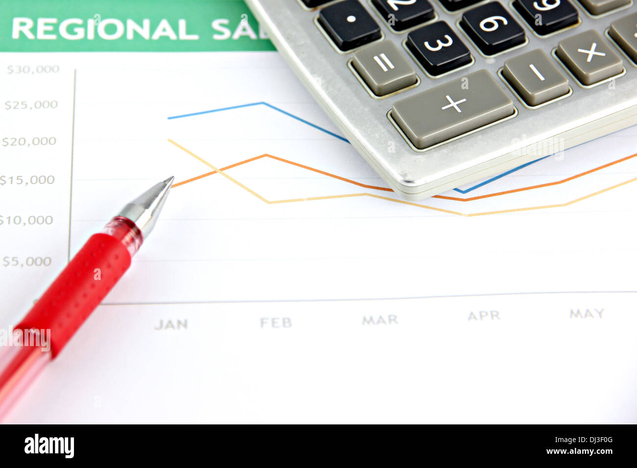 Sales graph hi-res stock photography and images - Alamy