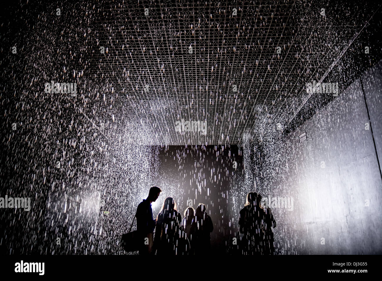 Rain Room London Stock Photos Rain Room London Stock