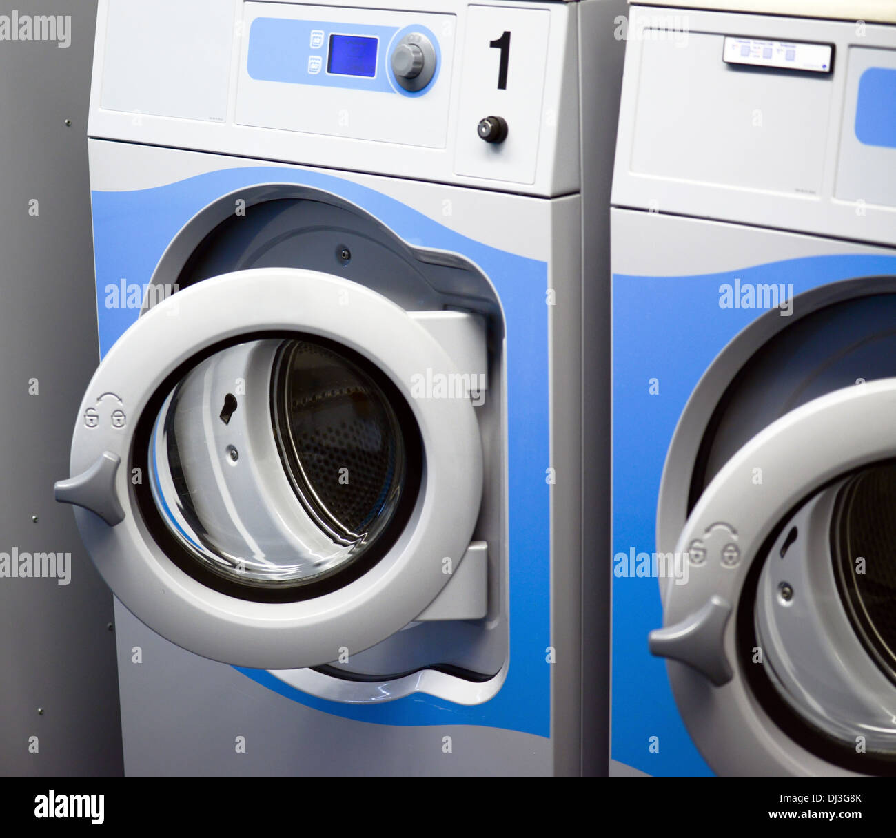 Washing machines room Stock Photo