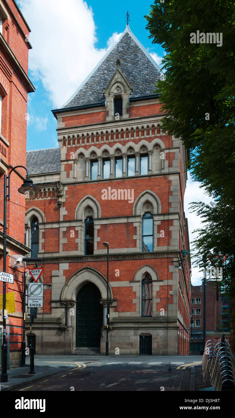 Minshull Street Crown Court building. Thomas Worthington, 1867-73. Grade II* listed. Minshull Street, Manchester, England, UK Stock Photo