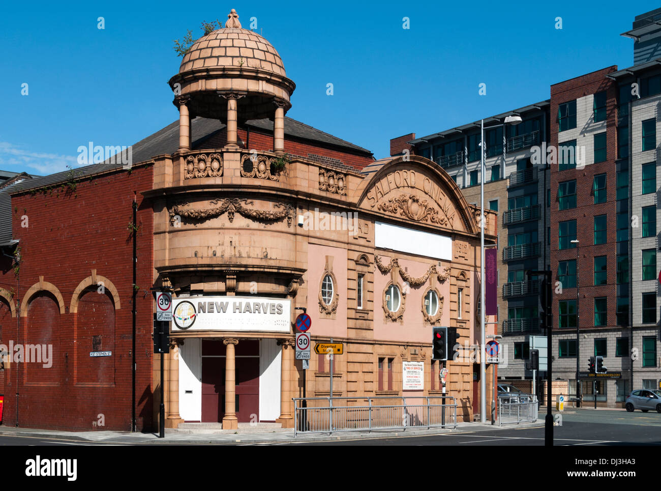 Former Salford Cinema building, Chapel Street, Salford, Manchester