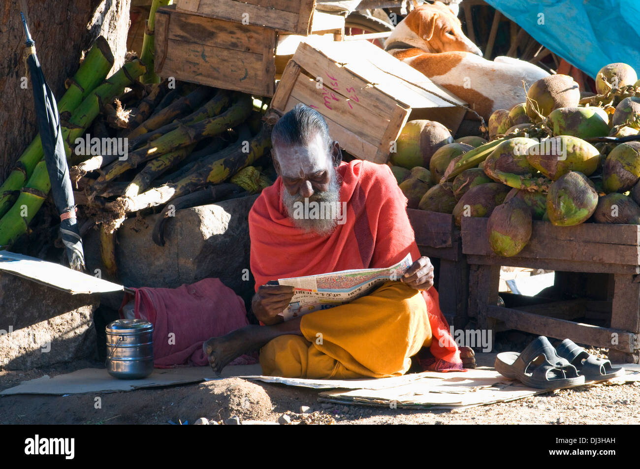 Tamil village man hi-res stock photography and images - Alamy