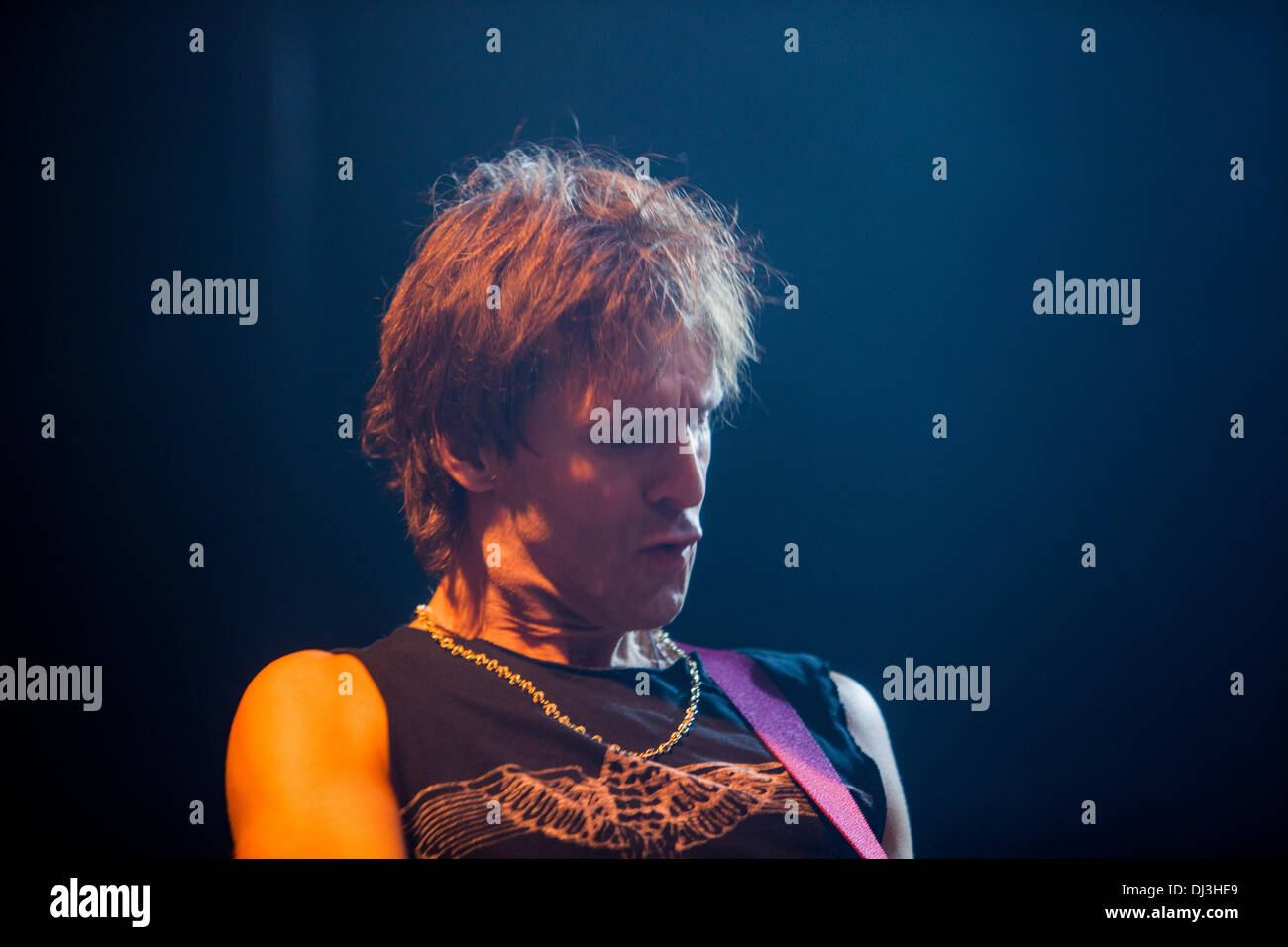 London, UK. 20th November 2013. Kenwyn House, Reef guitarist performing at one-off KOKO show as part of their 20th Anniversary Tour. London, UK 20th November 2013. Credit:  martyn wheatley/Alamy Live News Stock Photo