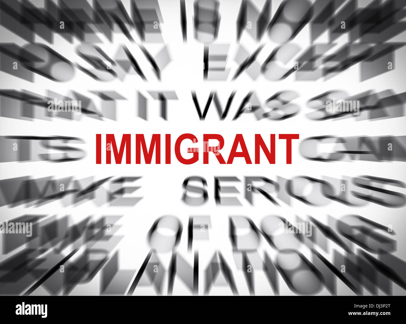 Immigrant definition word text hi-res stock photography and images - Alamy