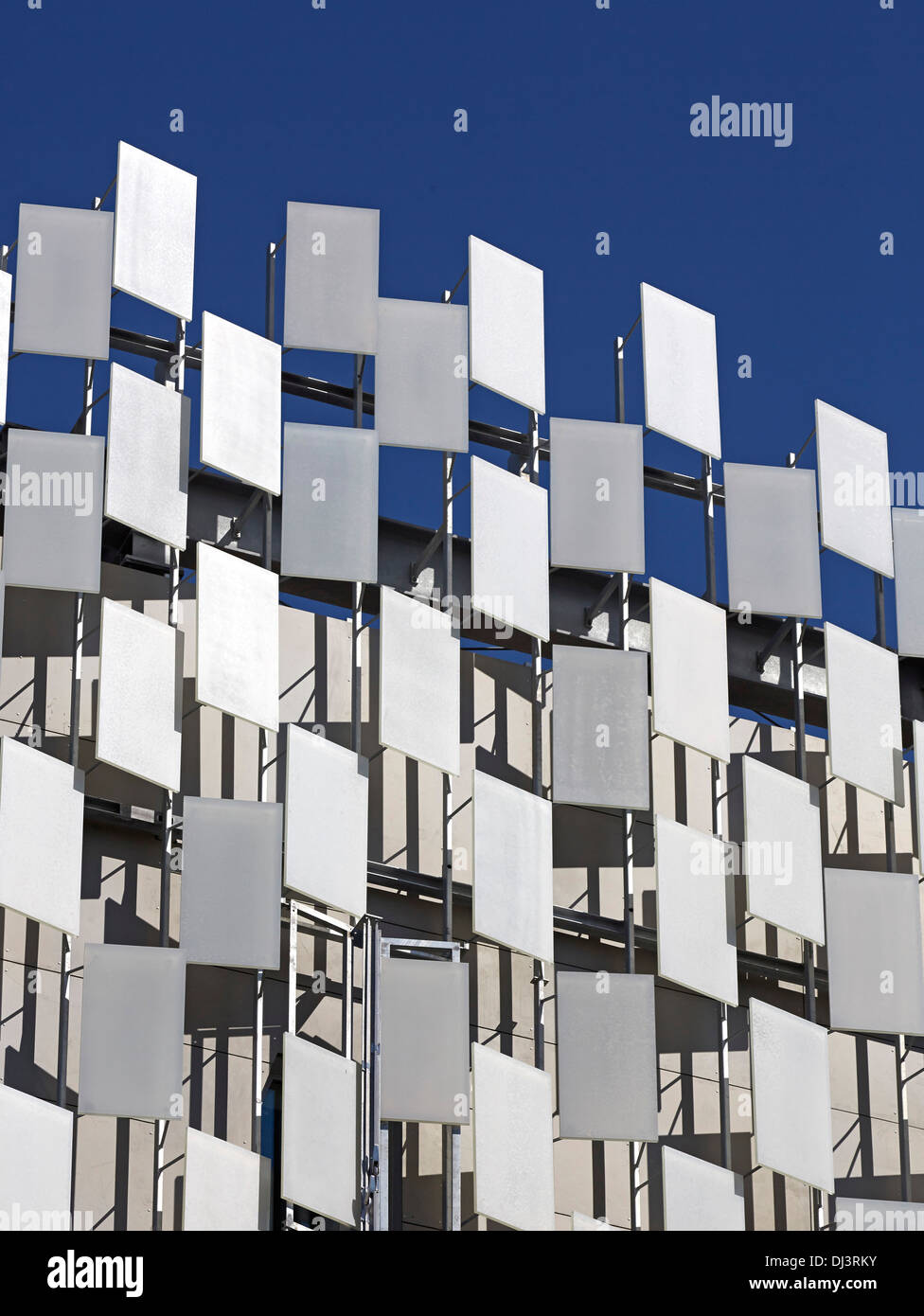 FRAC, Marseille, France. Architect: Kengo Kuma, 2013. Facade detail. Stock Photo