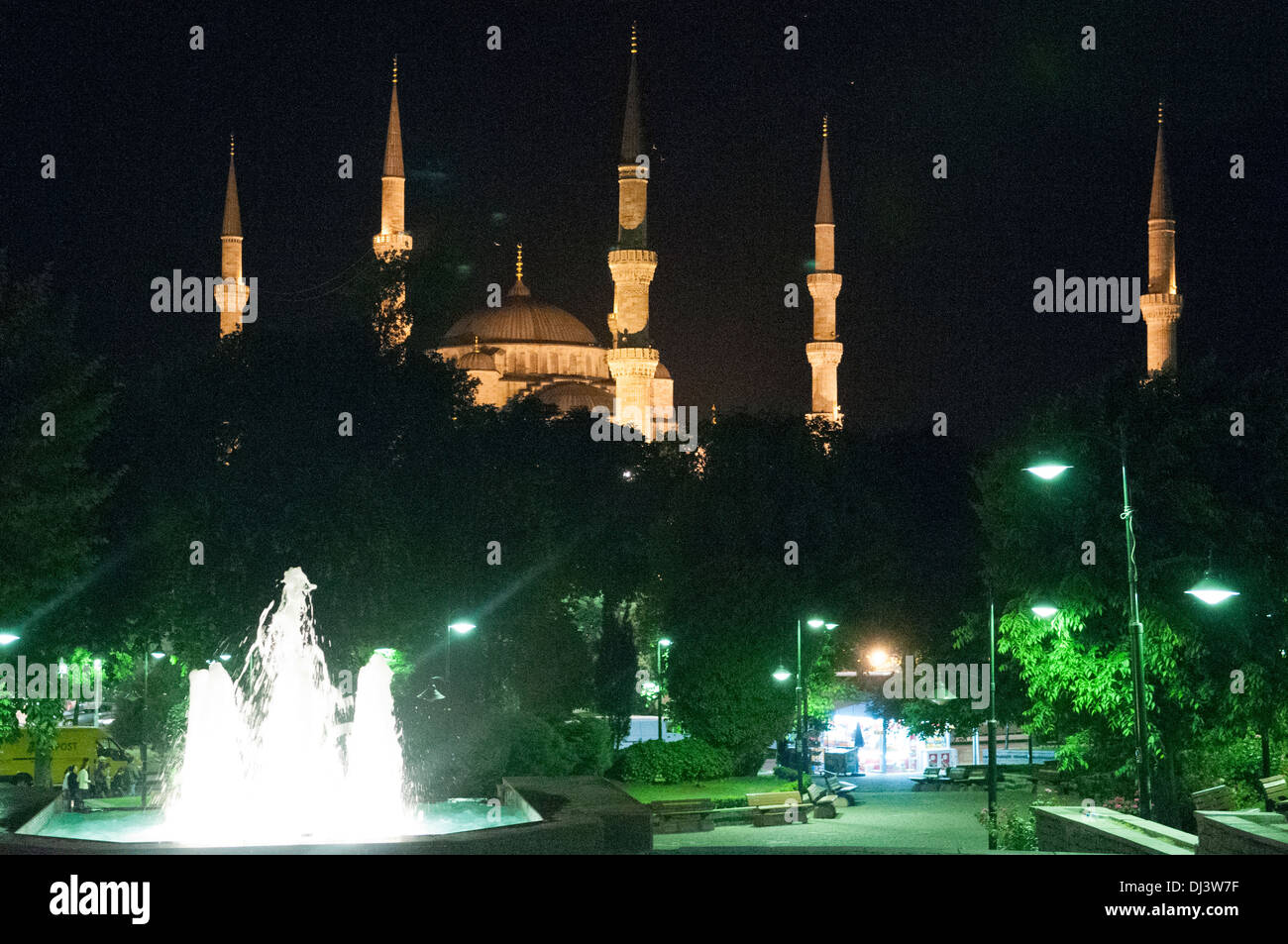 Hagia Sophia Istanbul at night Stock Photo - Alamy