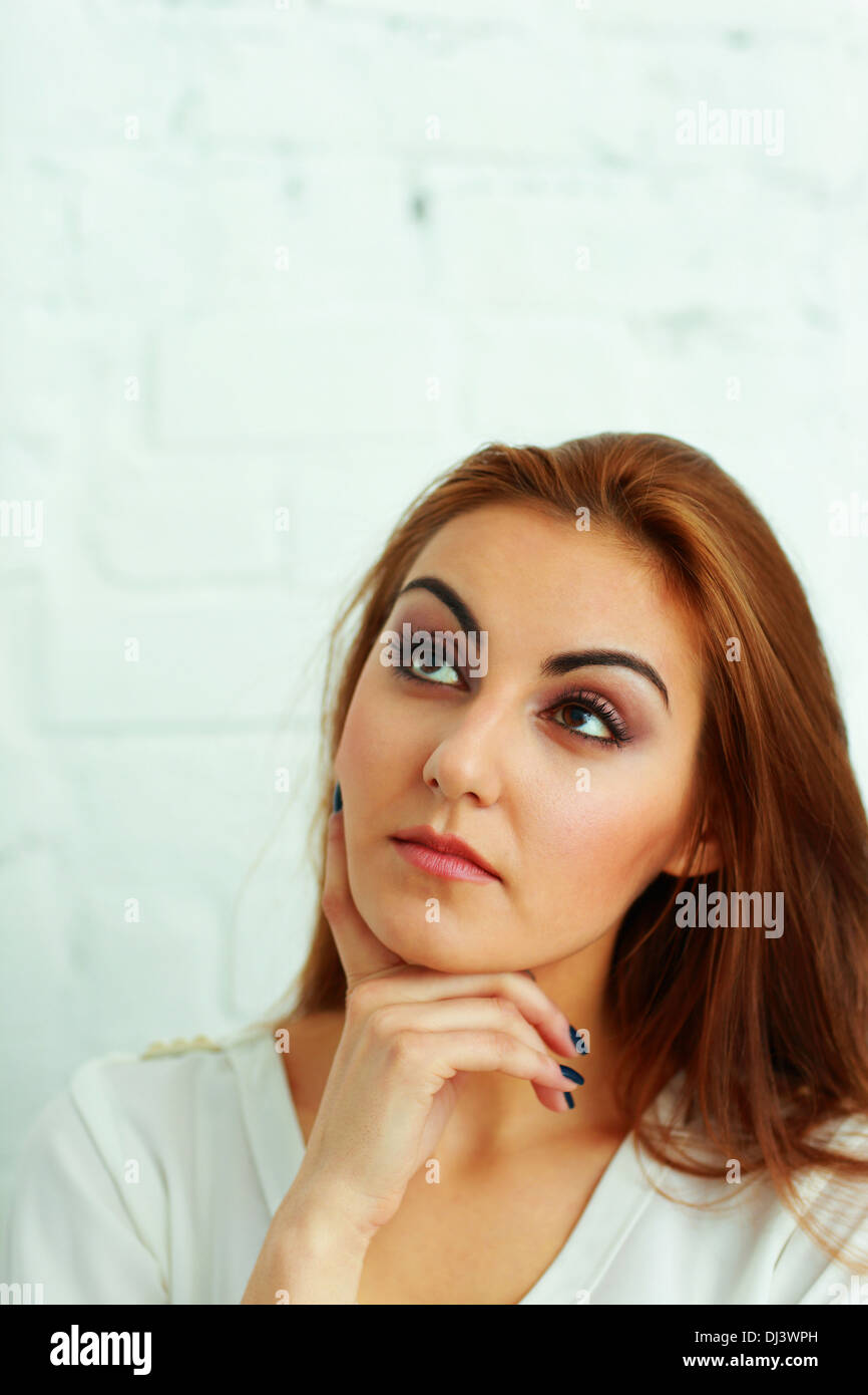 Thoughtfu hi res stock photography and images Alamy