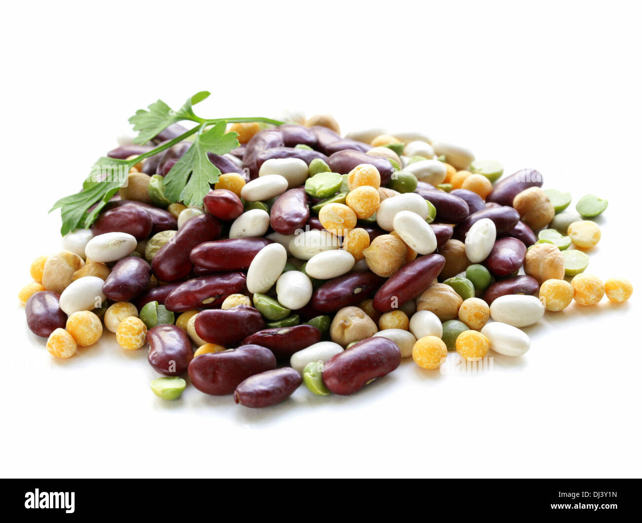 Assortment of different types of beans red beans, chickpeas, peas Stock Photo Alamy