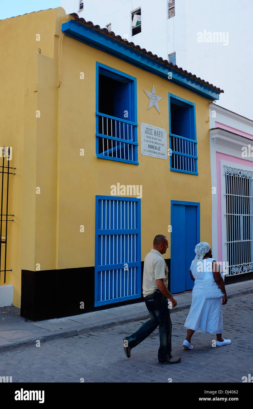 Birthplace of Jose Marti, Havana, Cuba Stock Photo