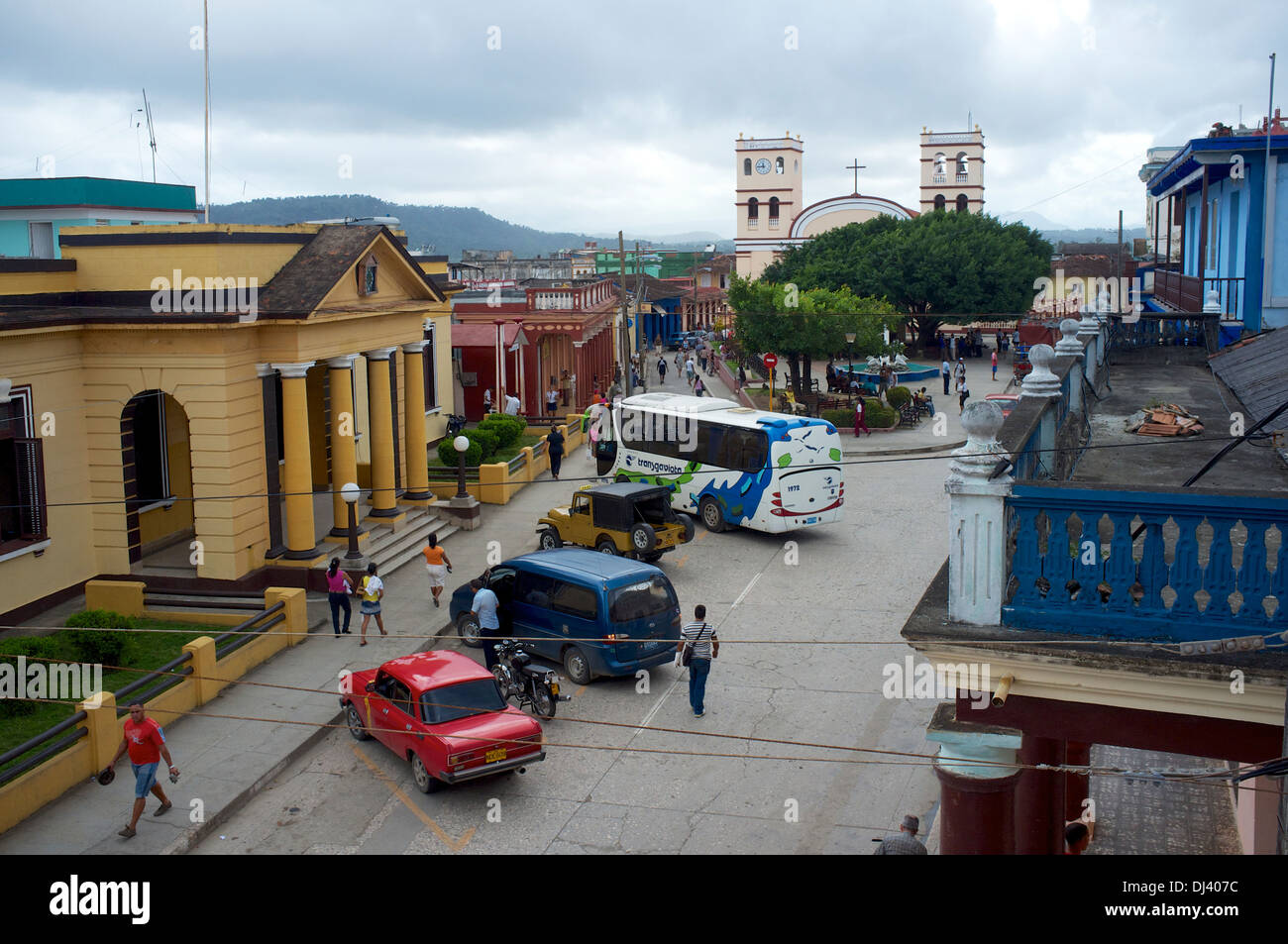 View of Baracoa, Cuba Stock Photo