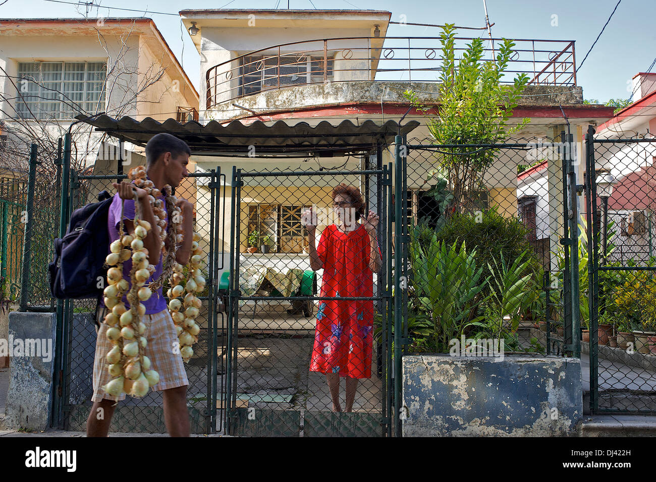 Street scene, Havana, Cuba Stock Photo