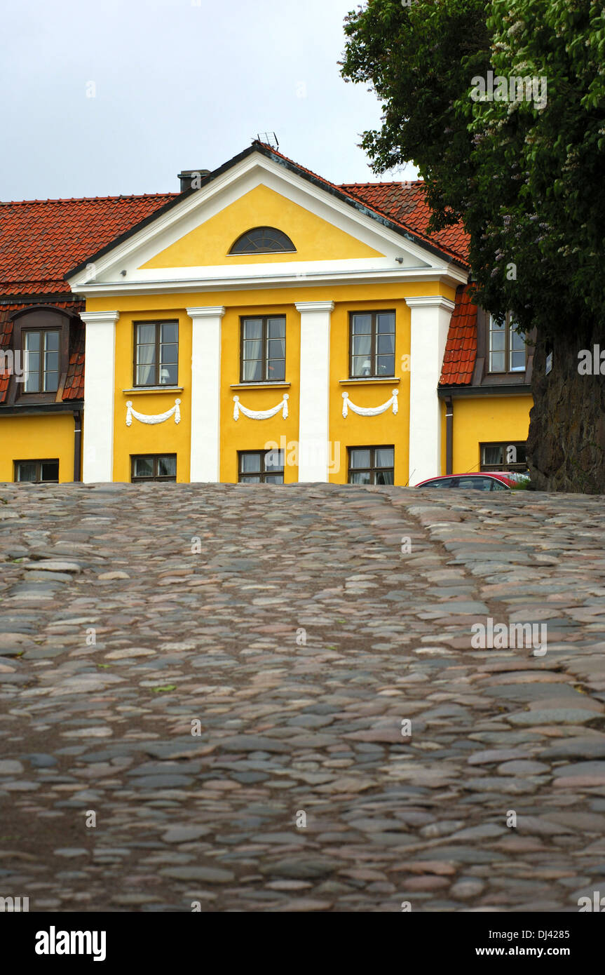 Bishop’s seat, old town of Porvoo, Finland Stock Photo