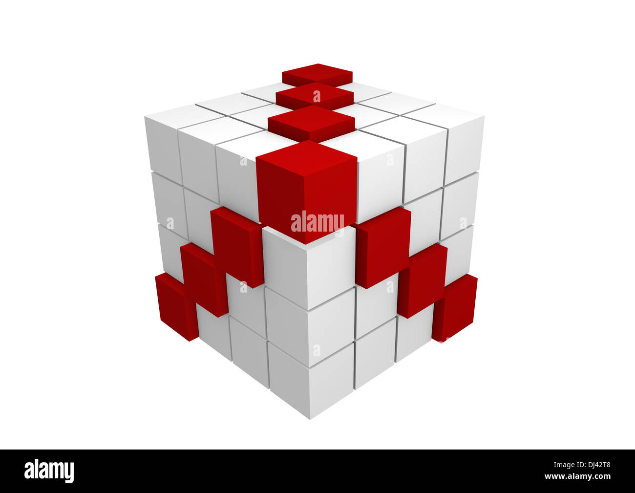 Red cube square hi-res stock photography and images - Alamy