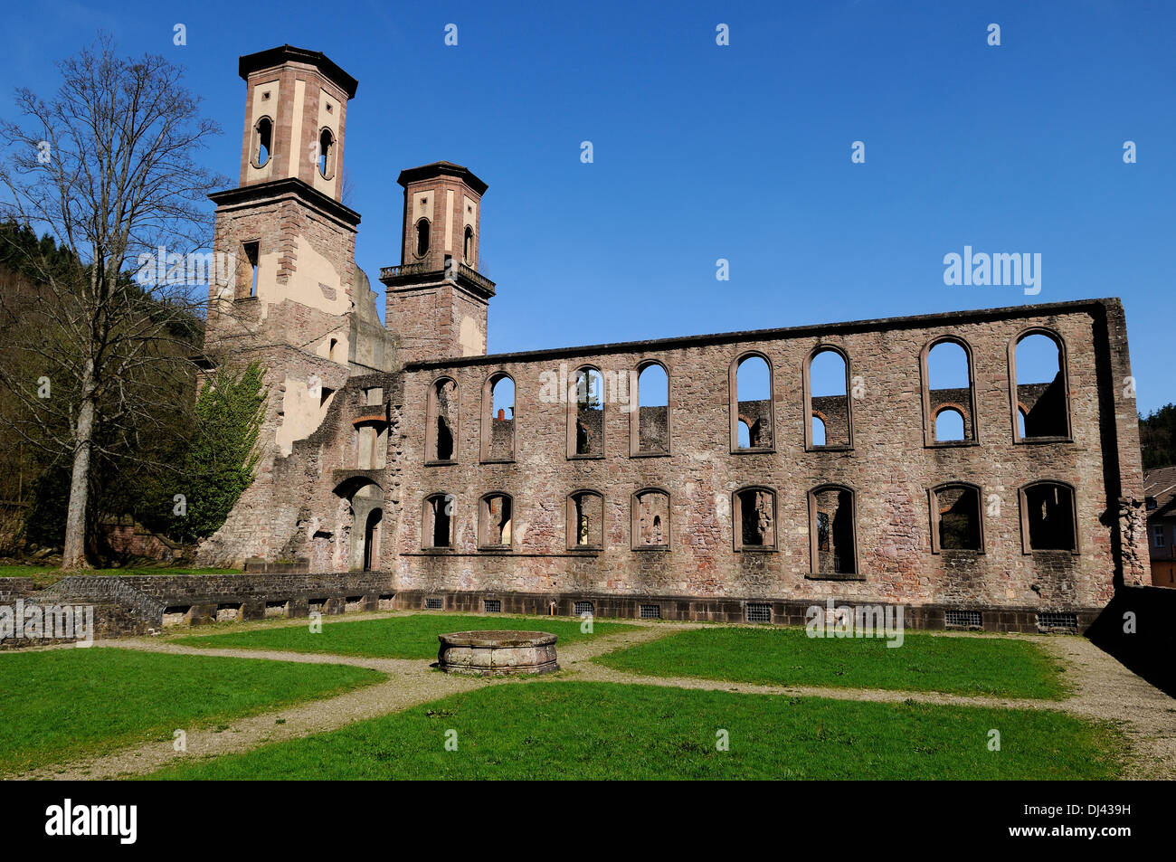 Frauenalb Monastery - Monastery Ruins Germany Stock Photo - Alamy