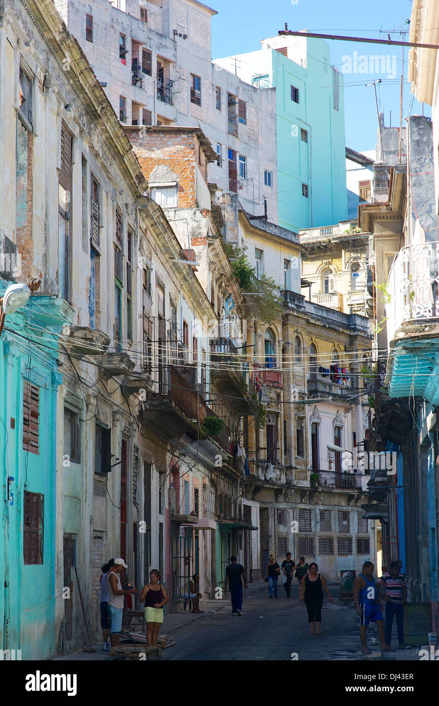 Street scene, Havana, Cuba Stock Photo