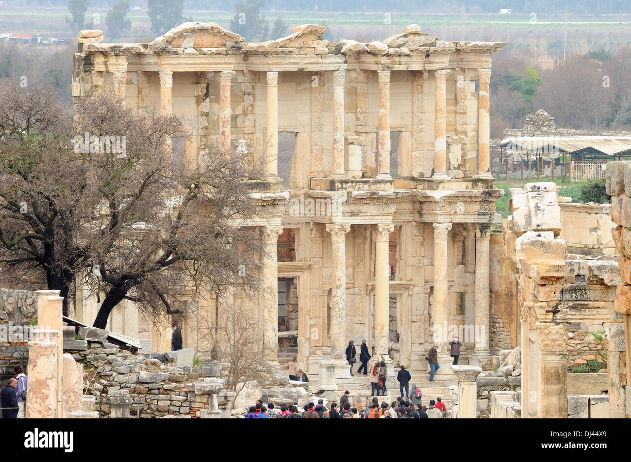 Ephesus Celsus Library Stock Photo