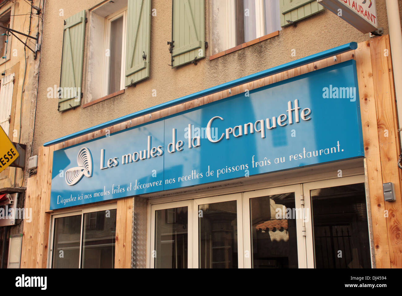 La Cranquette restaurant Gruissan Languedoc-Roussillon France Stock Photo
