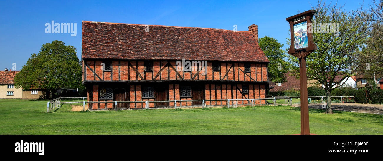 The Moot Hall at Elstow village, Bedfordshire, England, UK Stock Photo