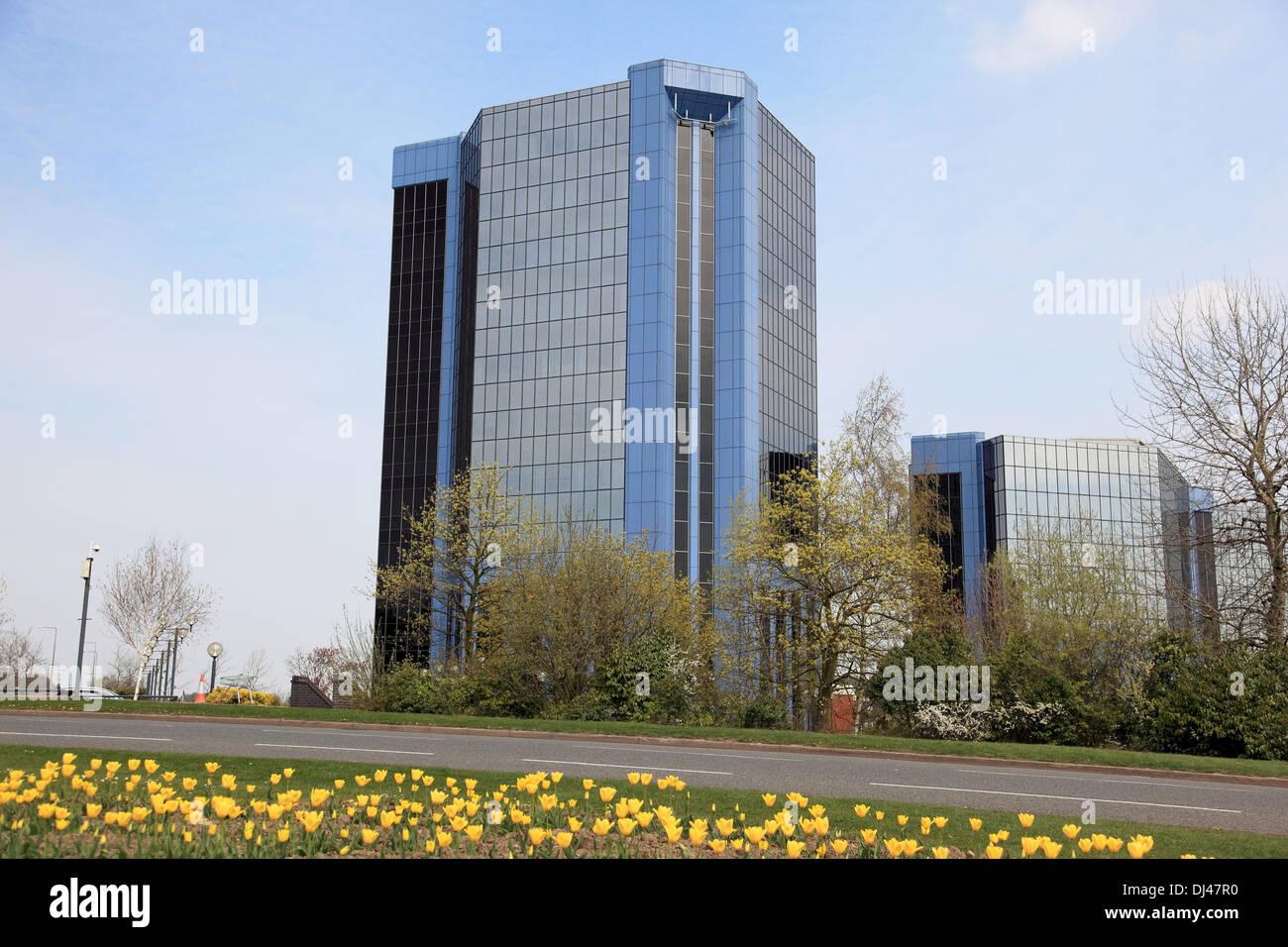 The Plaza One office building in the centre of Telford Stock Photo Alamy
