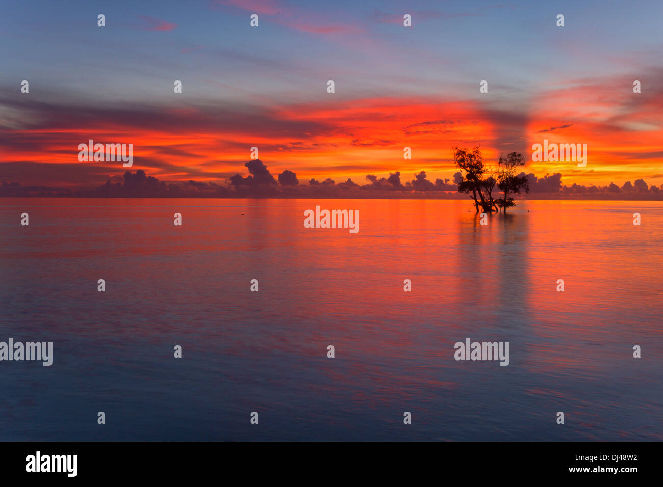 Sunrise at Havelock Island, Andaman India Stock Photo Alamy