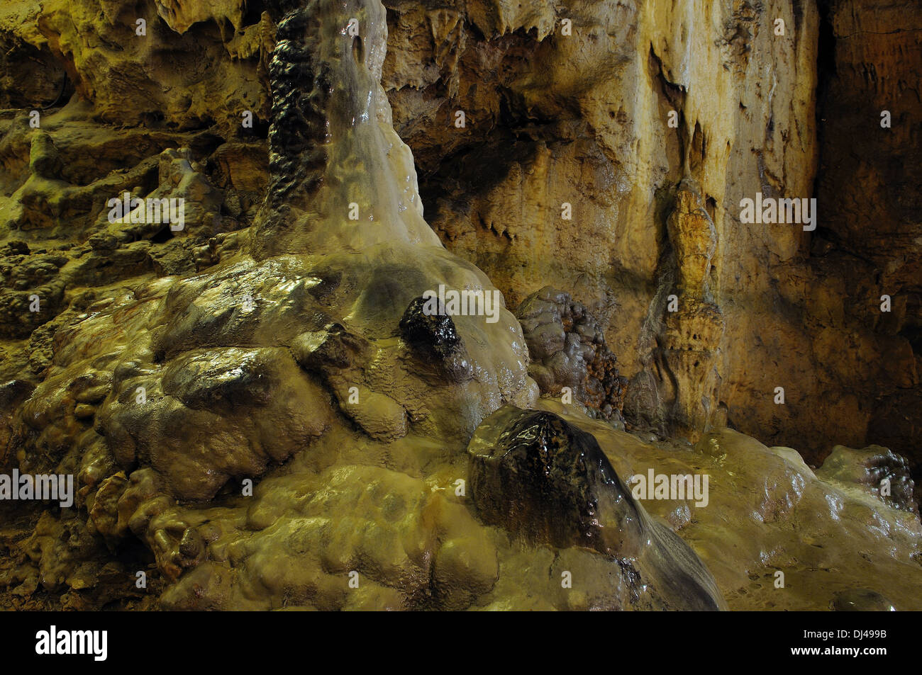 dripstone cave Stock Photo