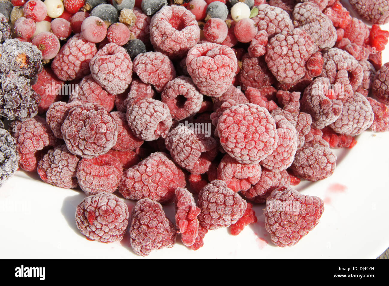 Raspberries Stock Photo