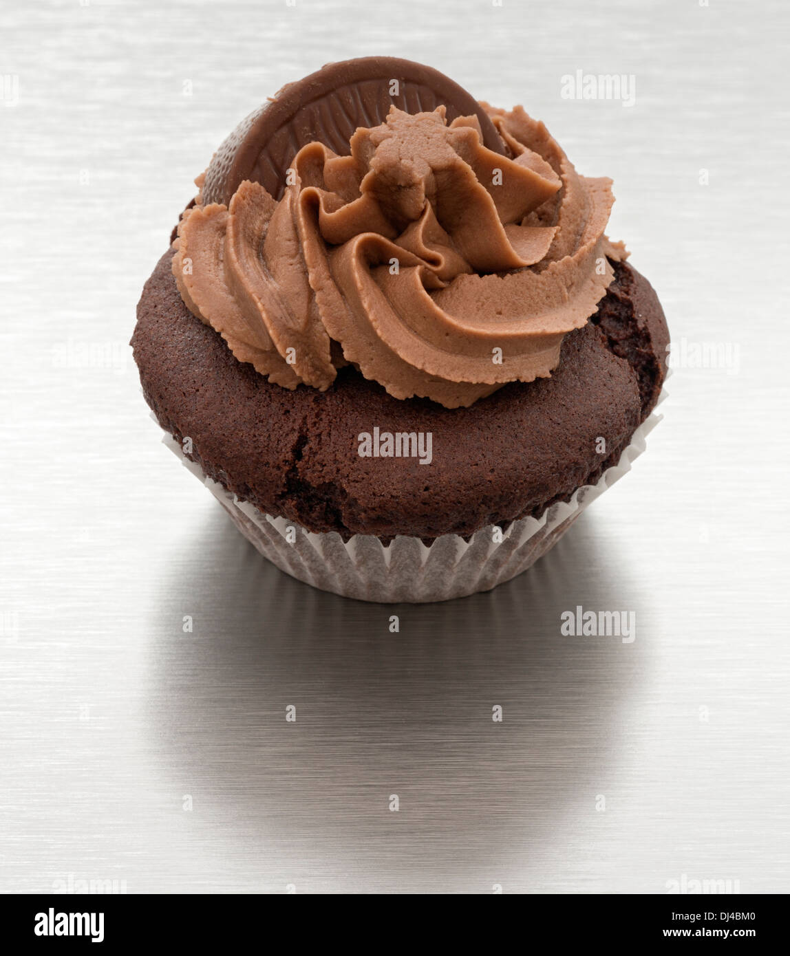 Chocolate cupcake Stock Photo