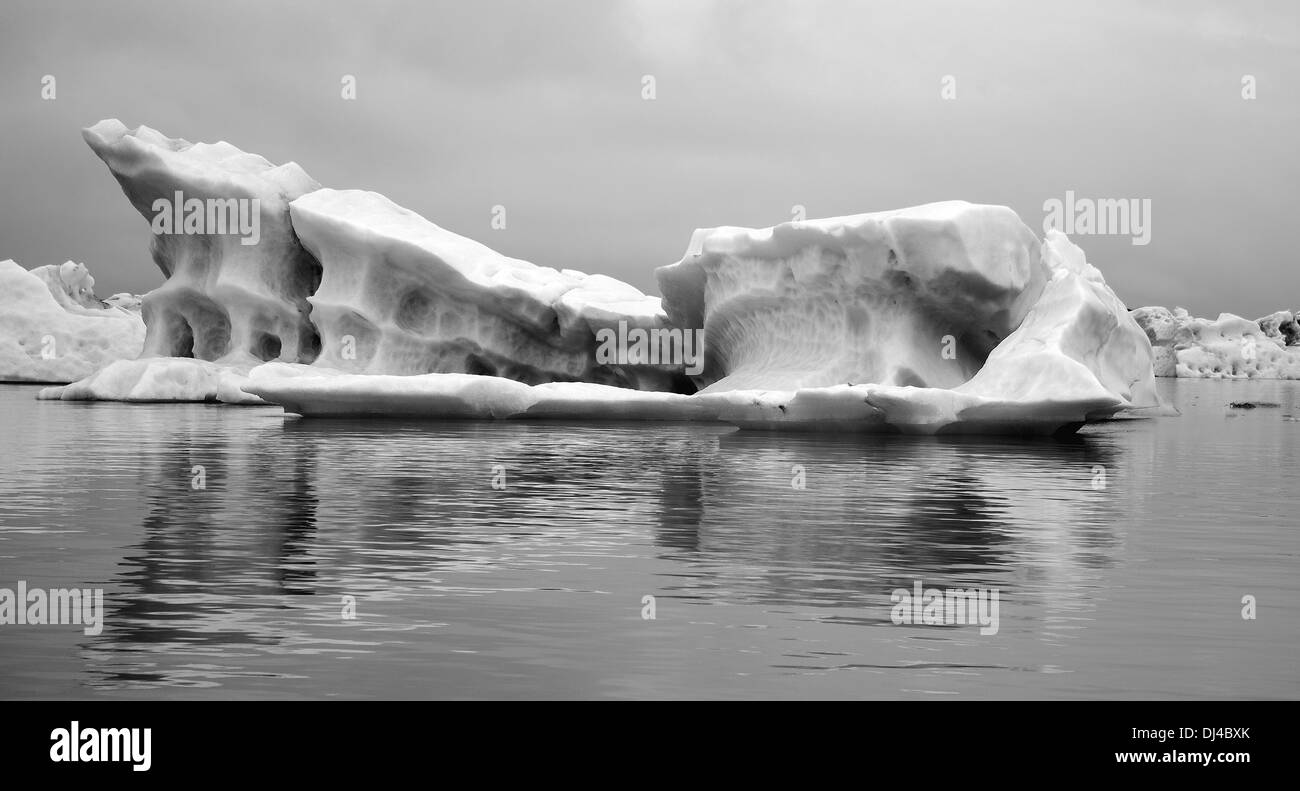 Glacier lagoon Stock Photo