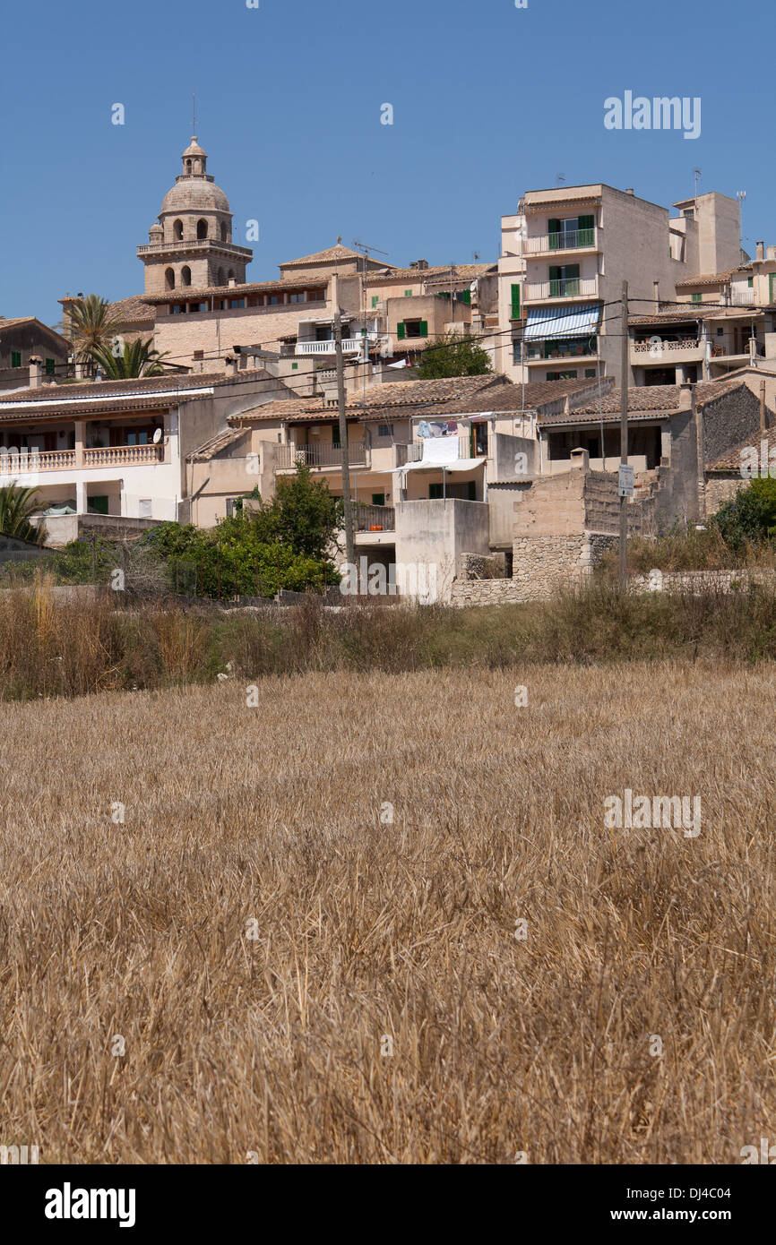 small Mallorcan town Stock Photo