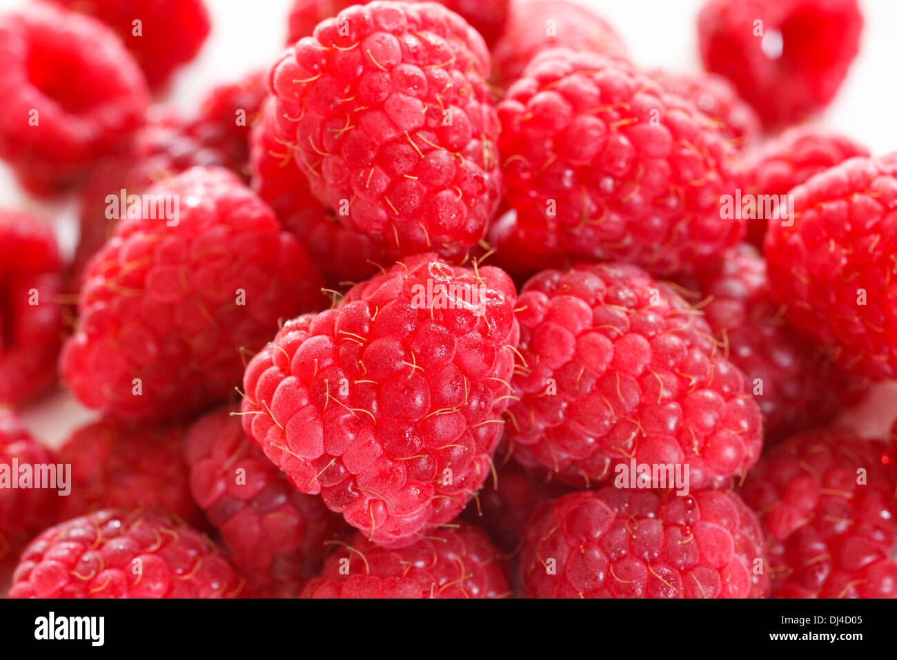 Raspberry pile Stock Photo
