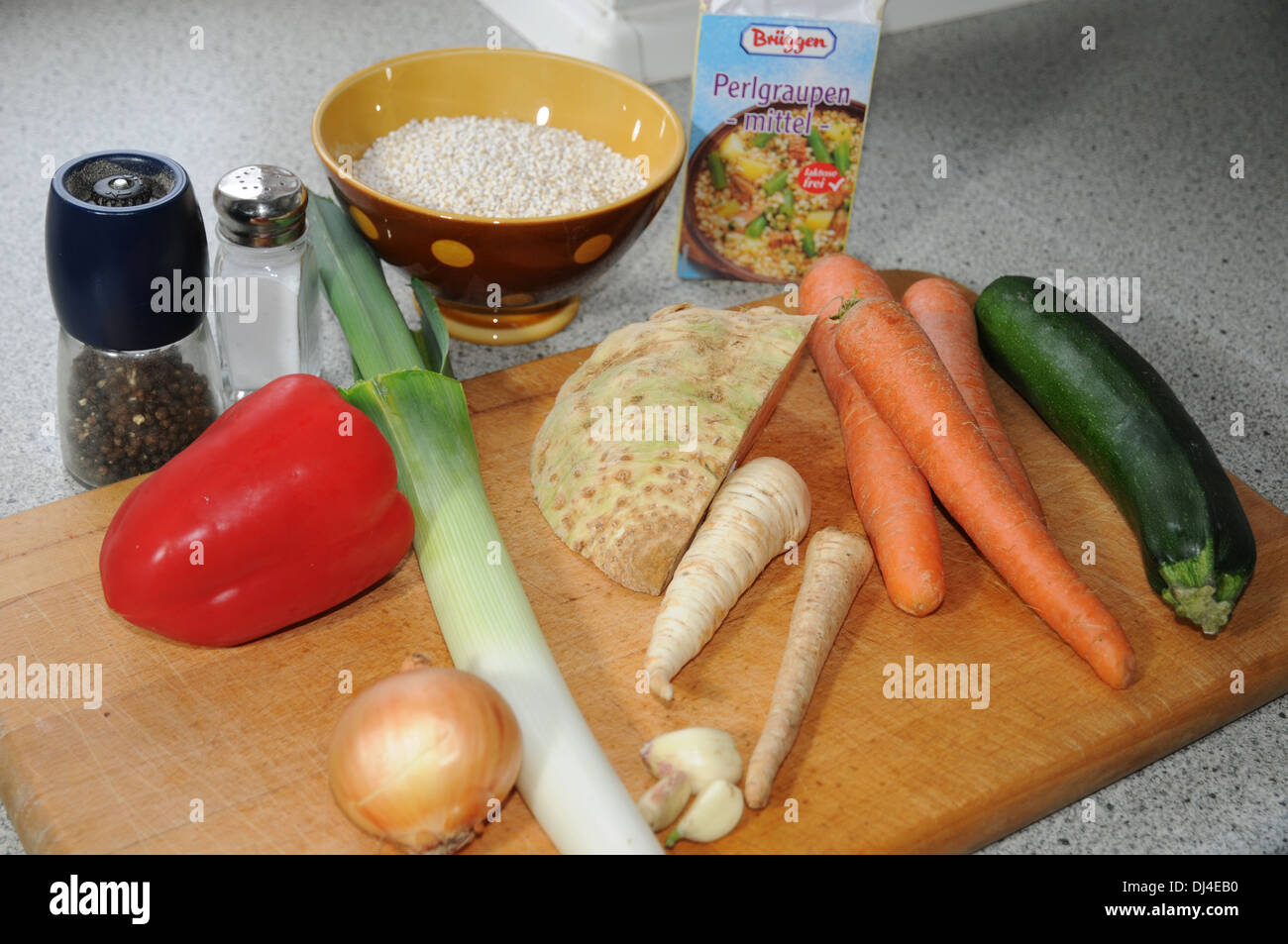 Pearl Barley Stock Photo