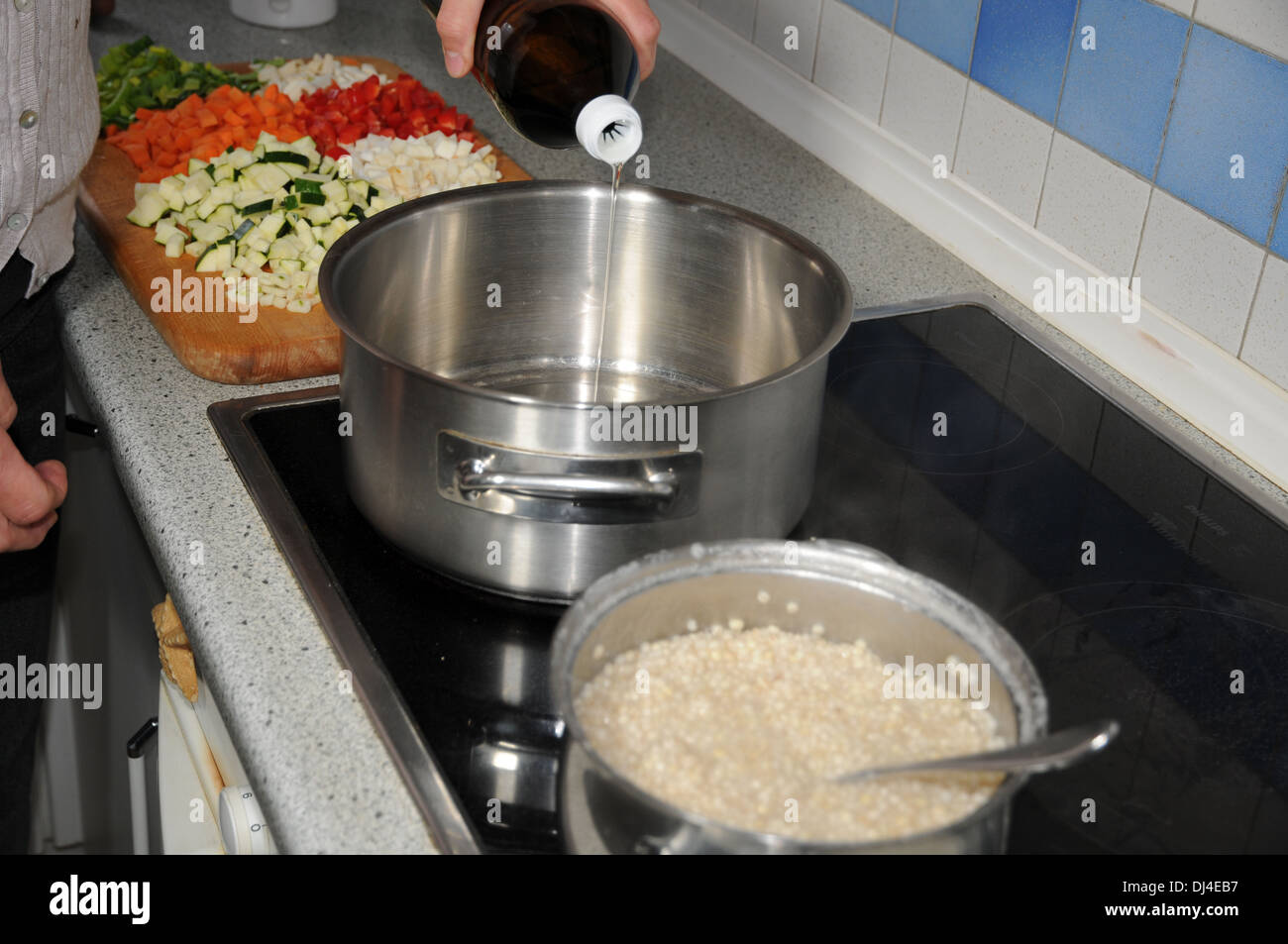 Pearl Barley Stock Photo