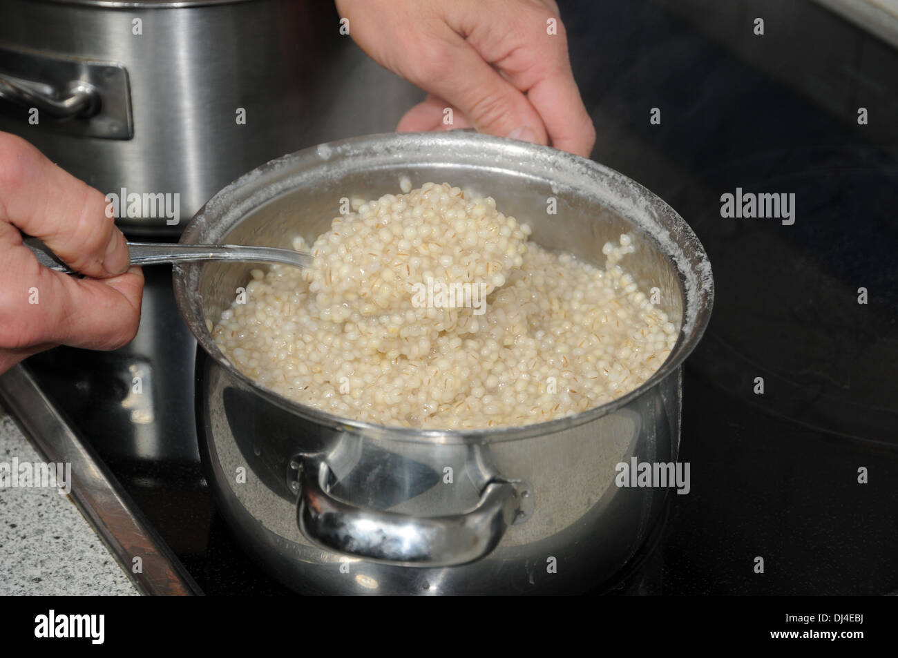 Pearl Barley Stock Photo