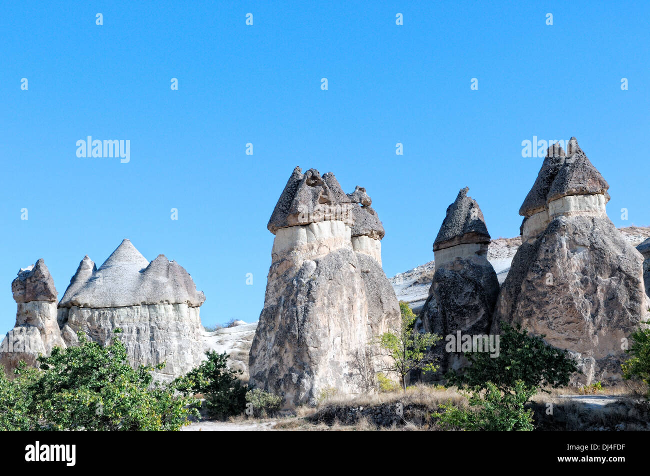 Fairy Chimneys in Cappadocia Turkey Stock Photo