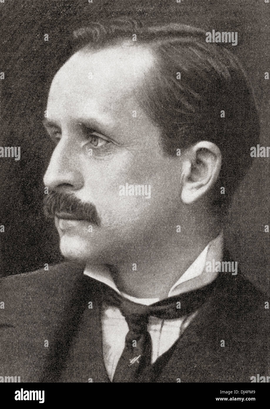 Sir James Matthew Barrie, 1st Baronet, 1860 – 1937. Scottish author and dramatist. Stock Photo