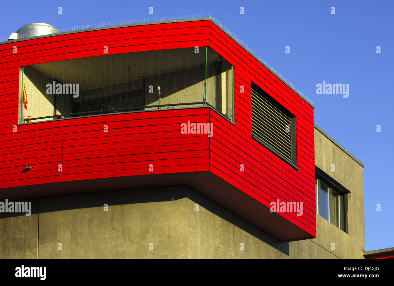 Corner apartment with balcony Stock Photo Alamy