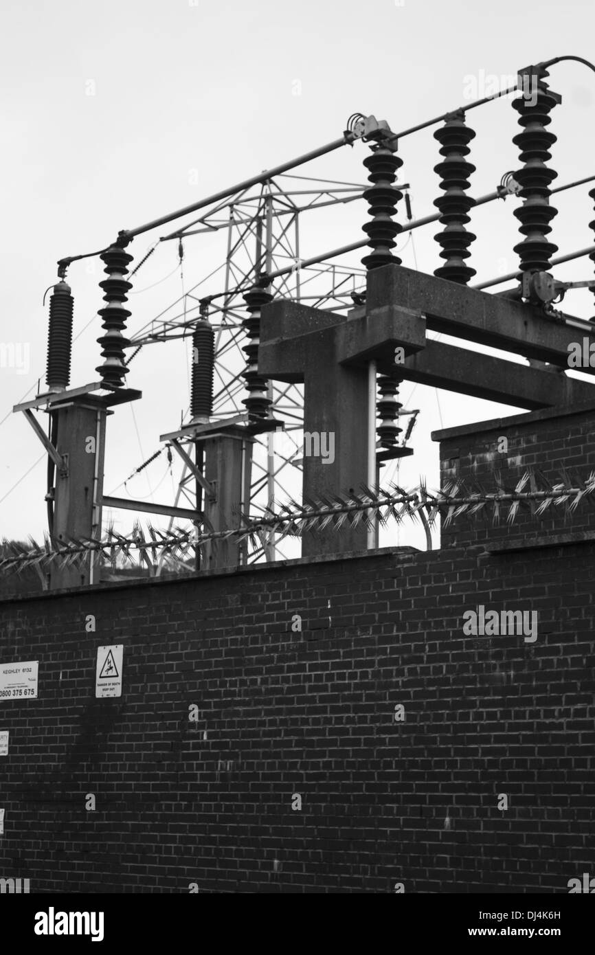 Substation wall Black and White Stock Photos & Images Alamy
