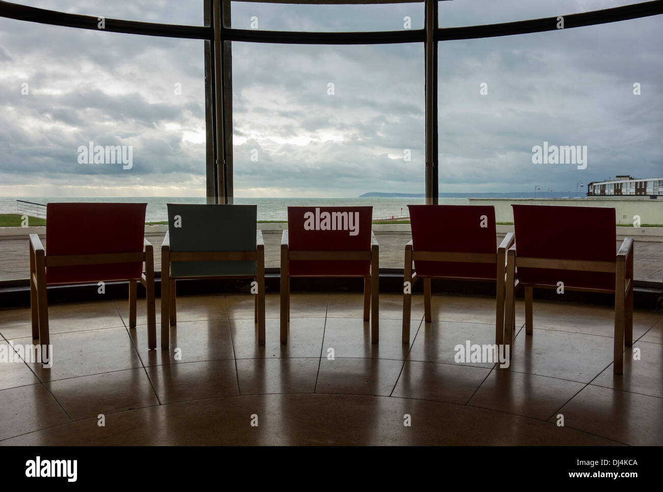 De La Warr Pavilion Bexhill Sussex Art Deco Building Stock Photo