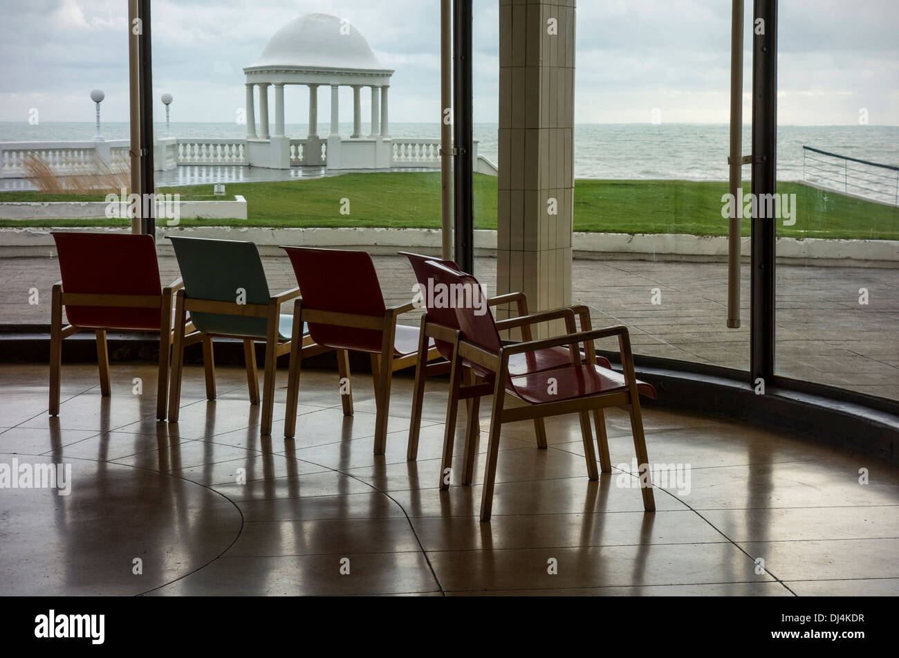 De La Warr Pavillion Bexhill Sussex Art Deco Building Stock Photo