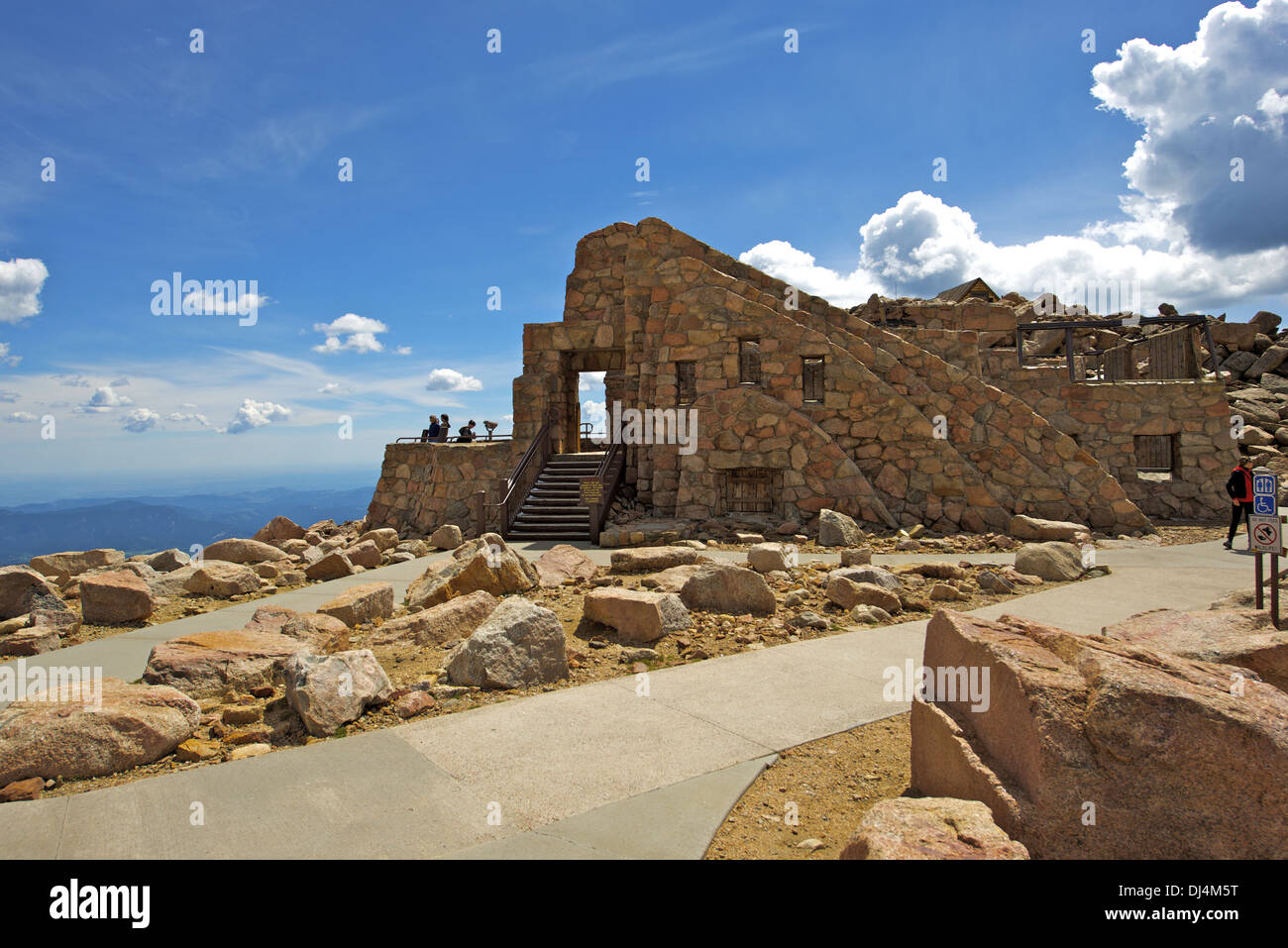 Crest House Mt Evans. Building Ruins Located at the Summit of Mount