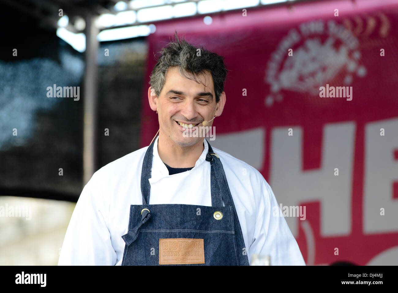 The Pig Idea Feast, Trafalgar Square, London, 21/11/1023, Bruno Loubet, chef Stock Photo