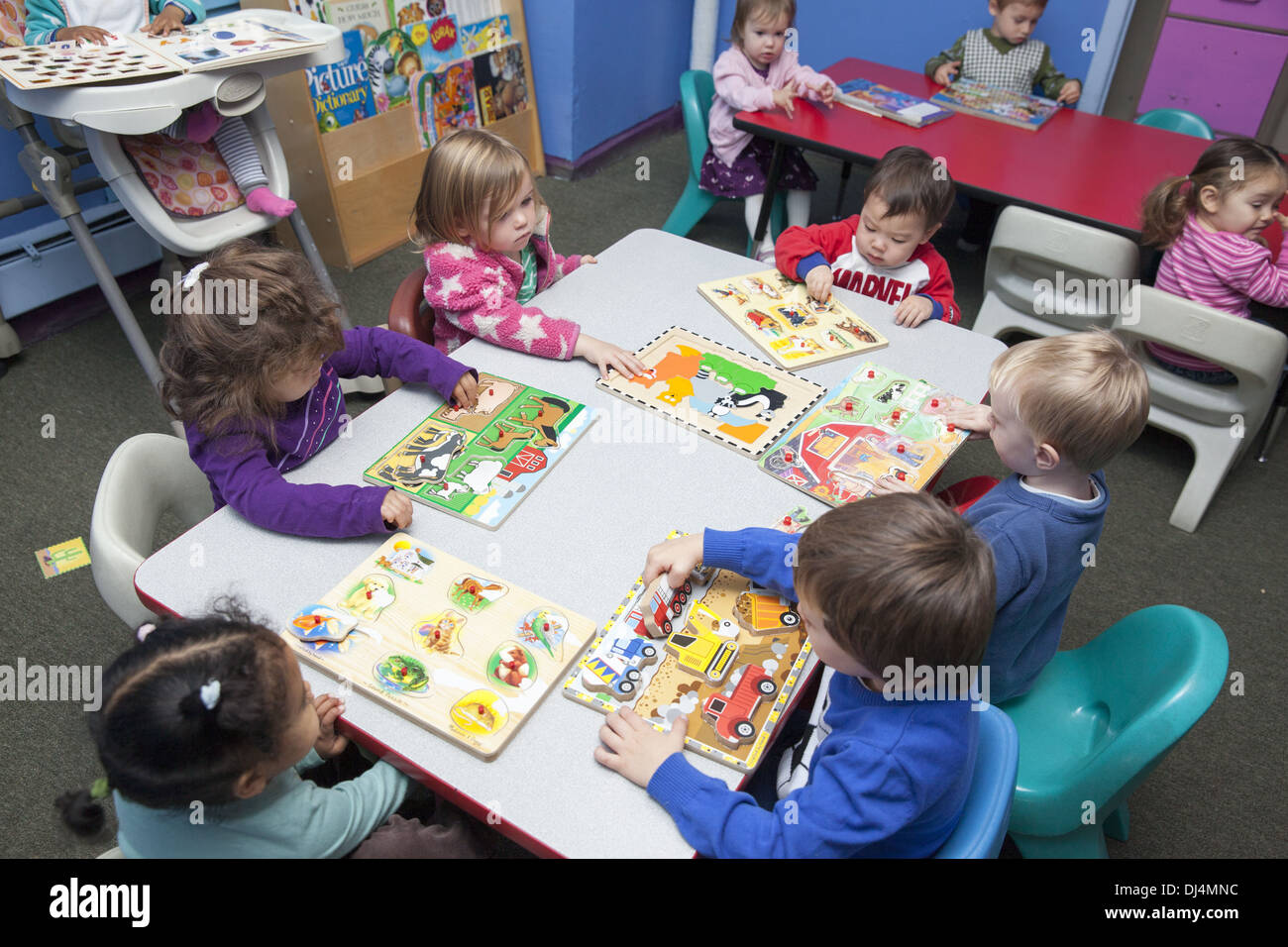 Puzzles Classroom High Resolution Stock Photography And Images Alamy