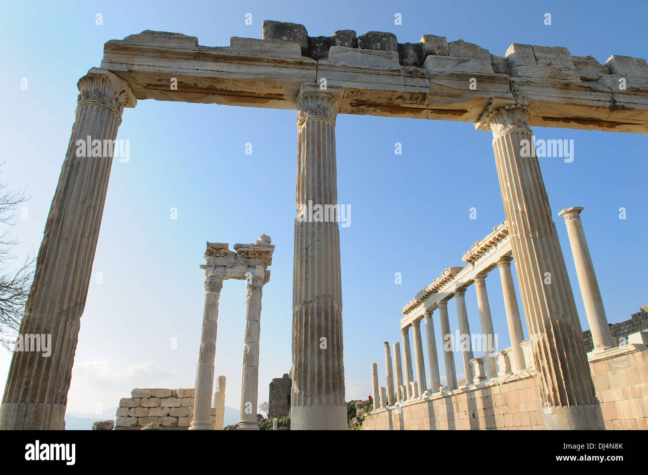 Trajaneum    Pergamon Stock Photo