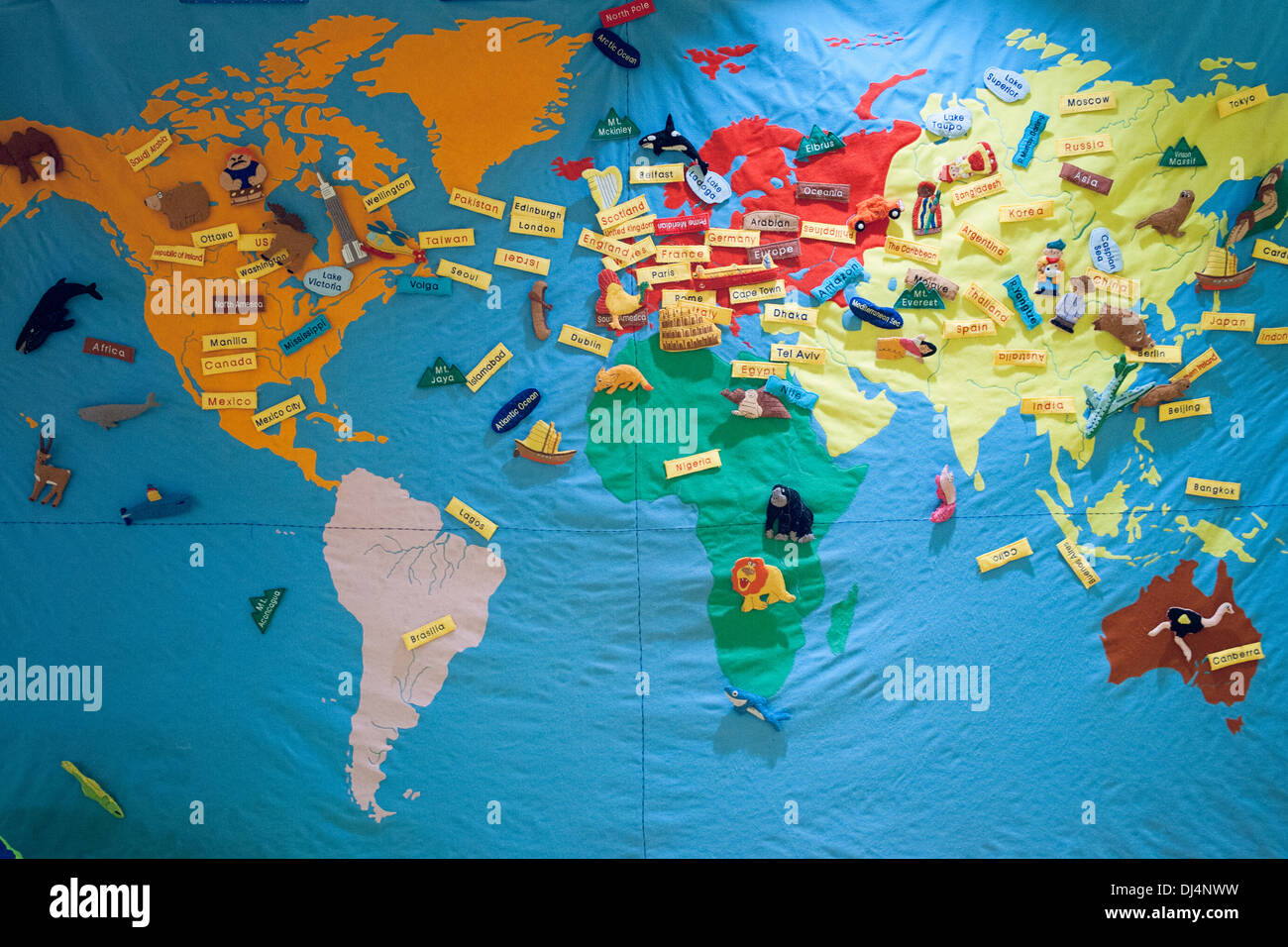 Interactive Map Of The World For Children