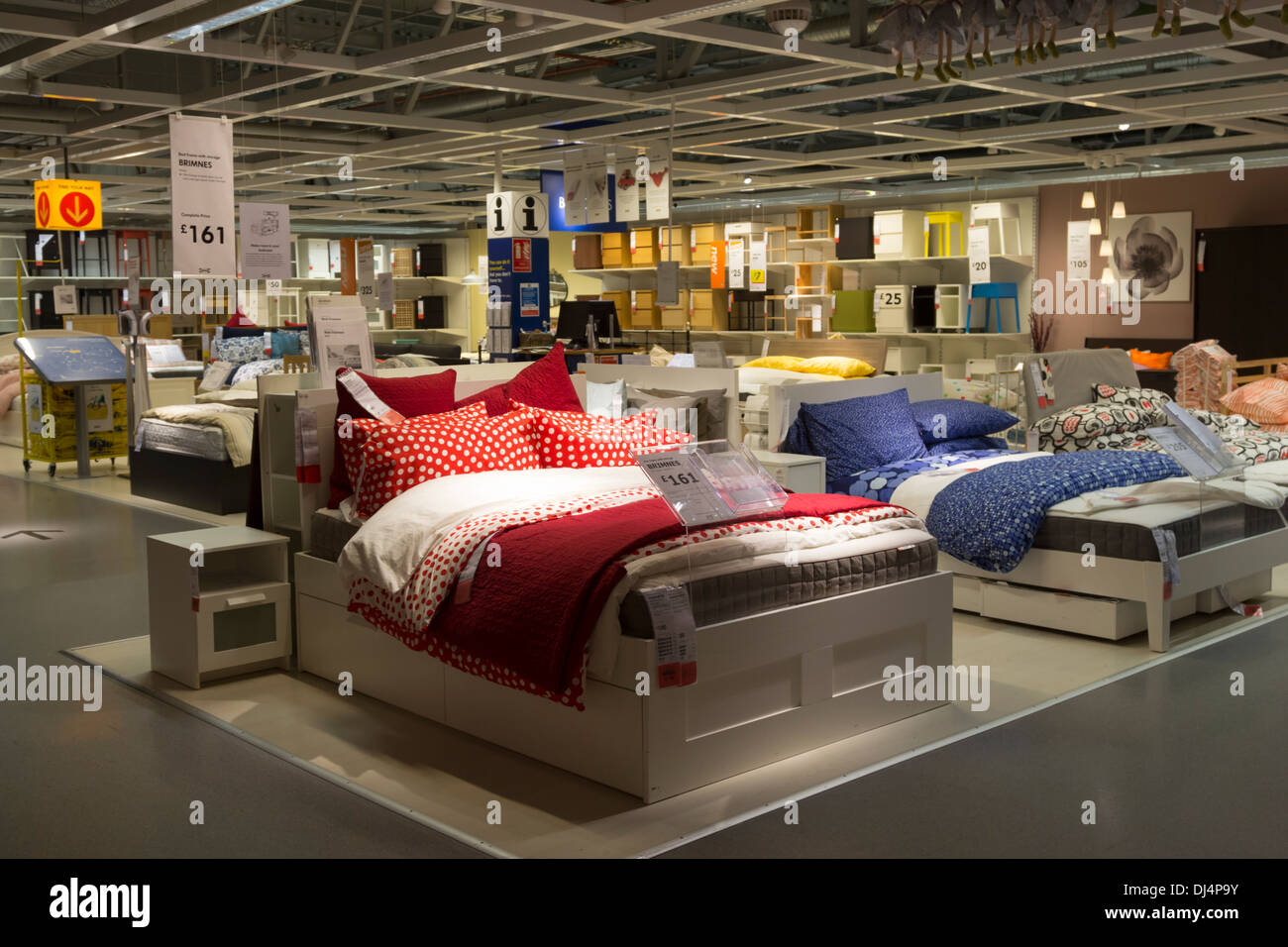 Bedroom Department - Ikea - Edmonton - London Stock Photo - Alamy