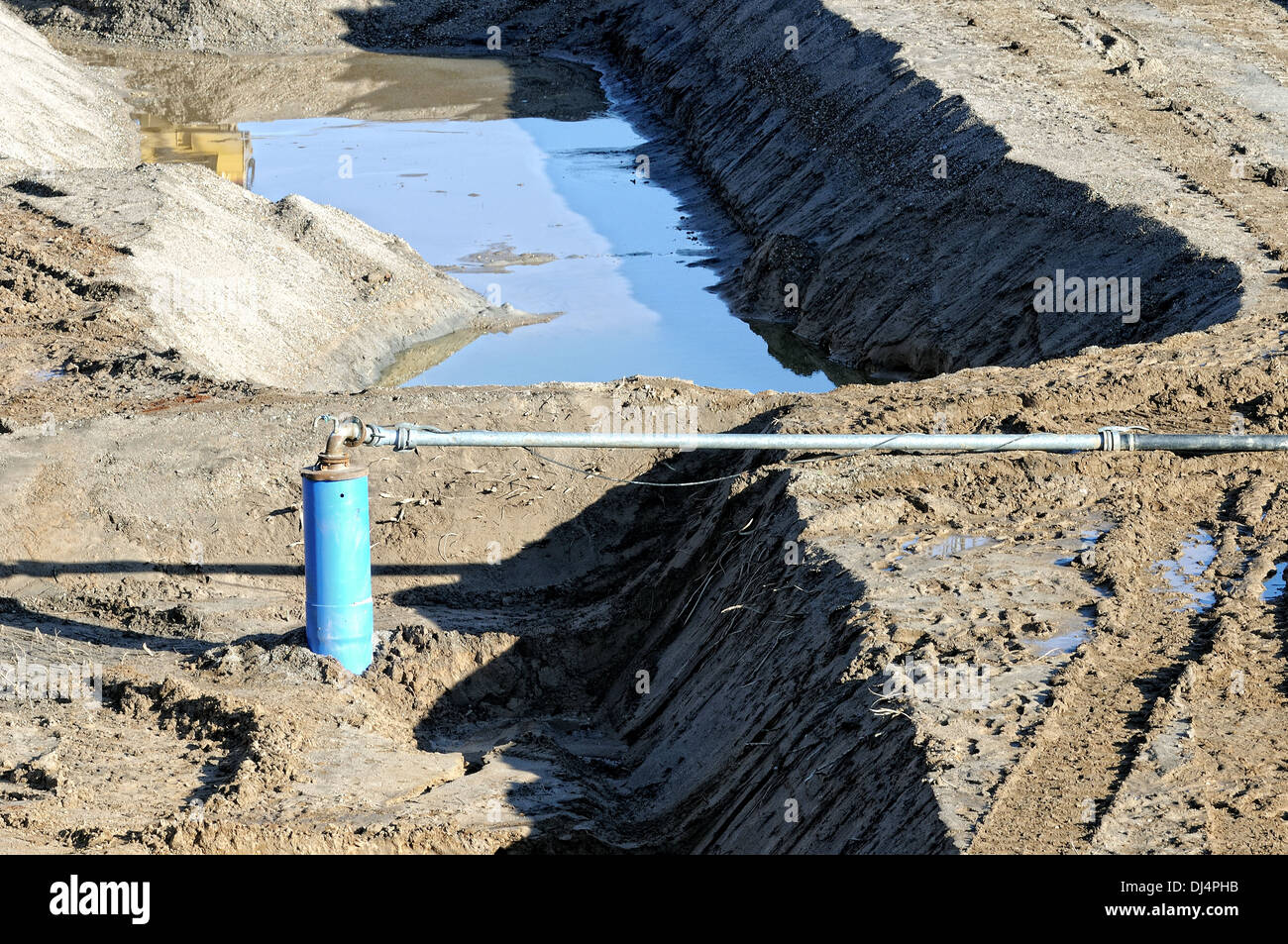 Groundwater wells Stock Photo