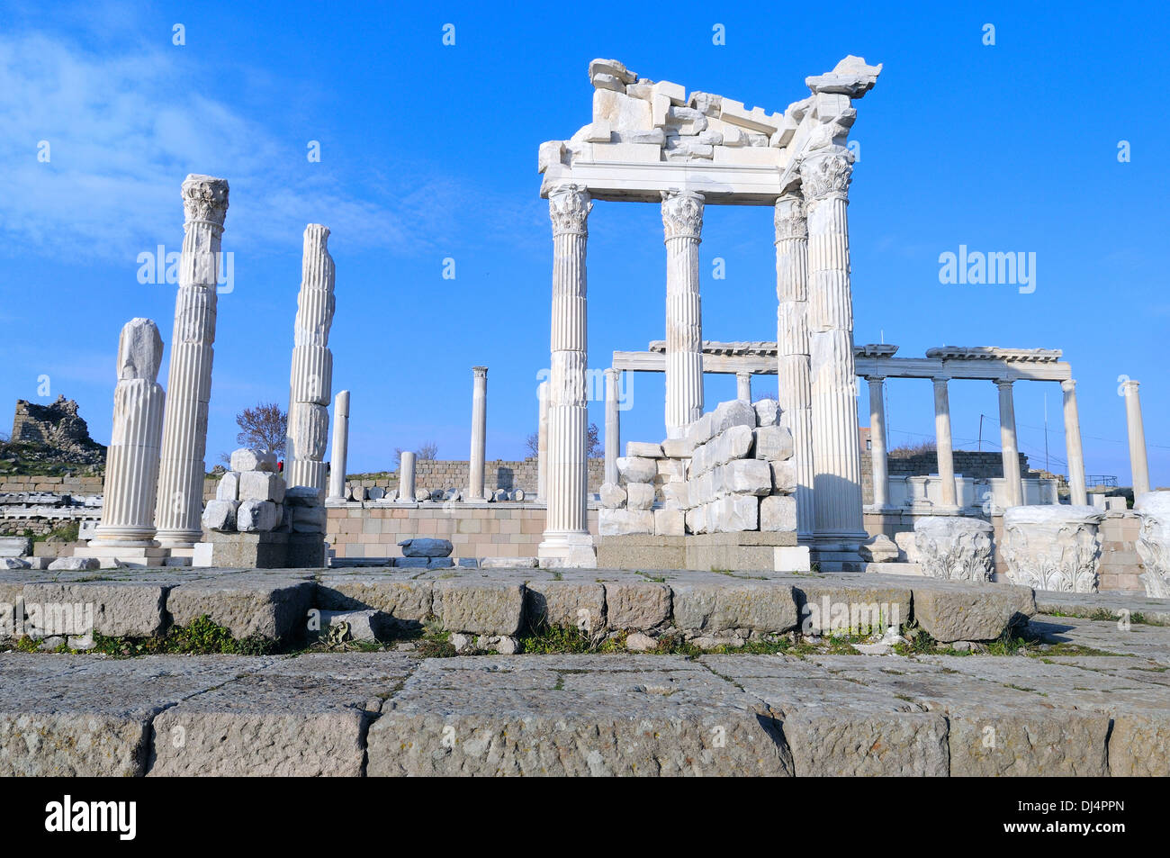 Trajaneum Pergamon Stock Photo