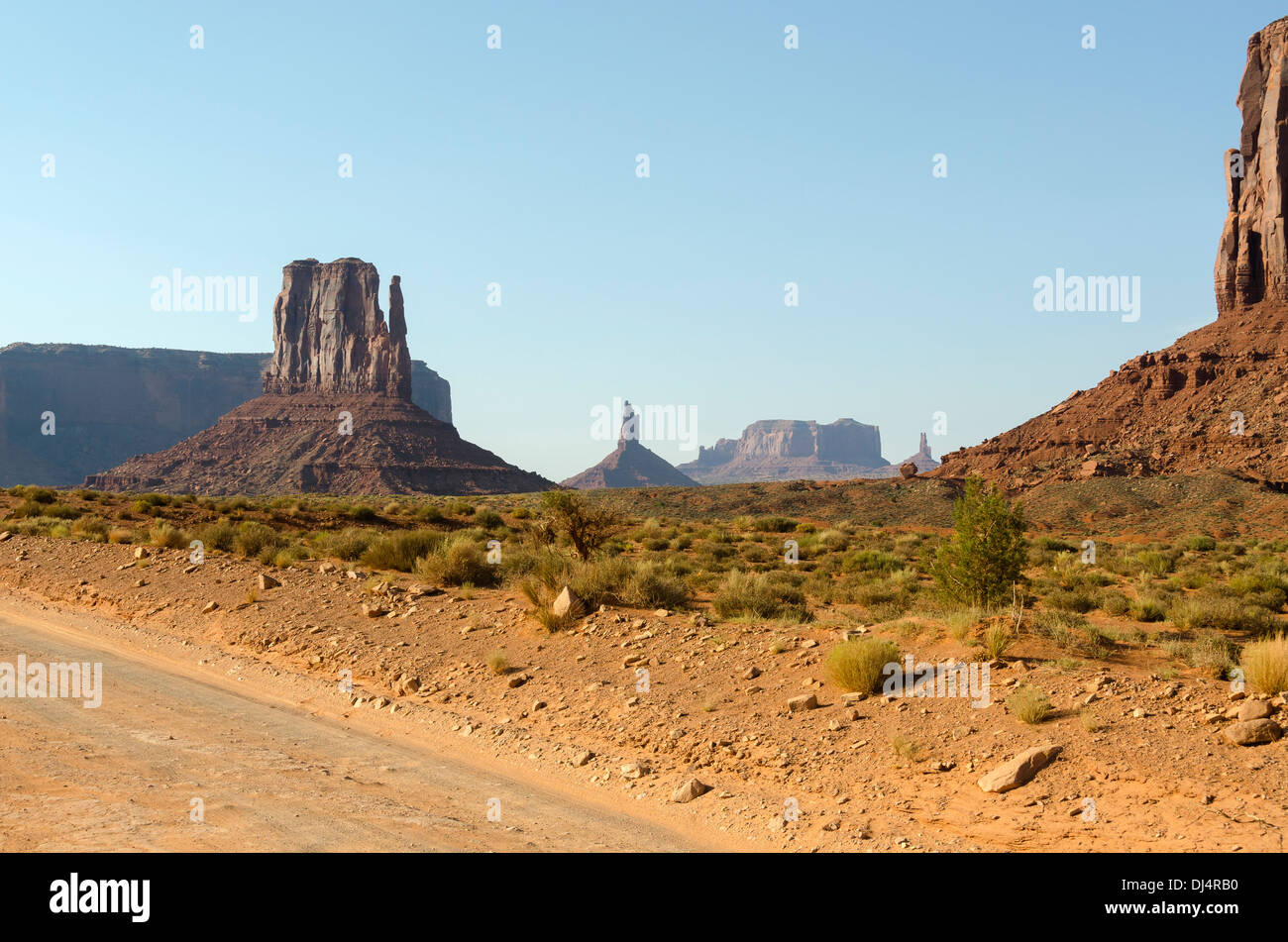 Monument Valley in Utah in America Stock Photo - Alamy