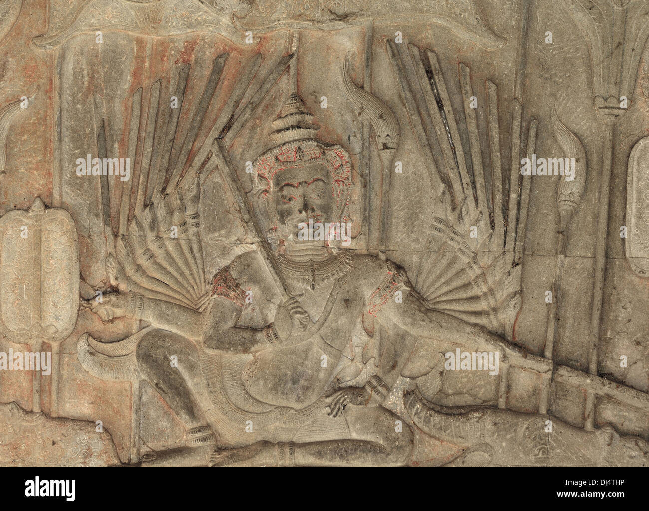 bas-relief in the South Gallery, Angkor Wat Stock Photo