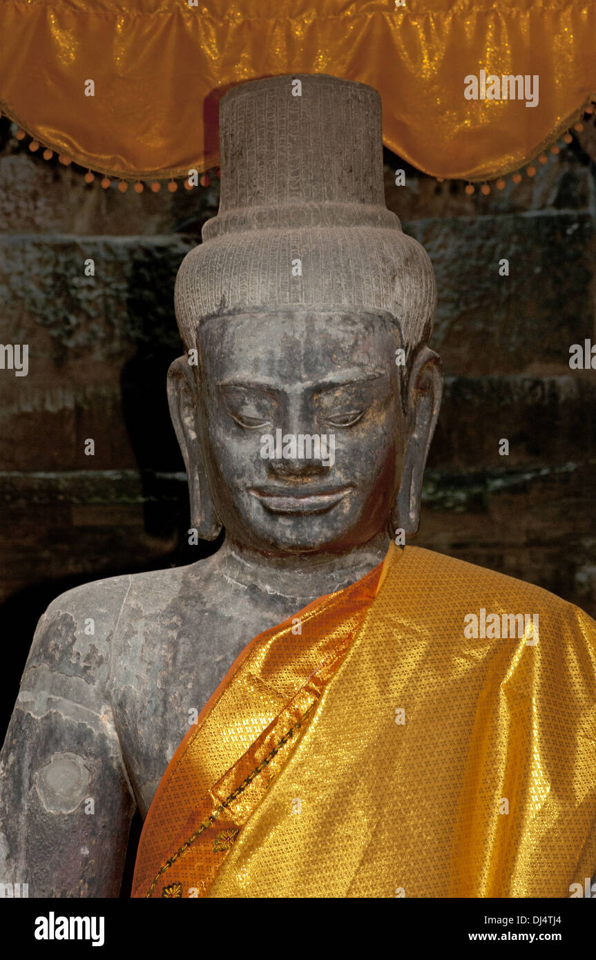 Hindu god Vishnu, Angkor Wat, Cambodia Stock Photo
